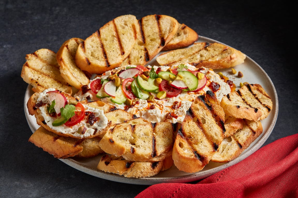 Picture for Whipped Feta Spread with Za’atar Crostini