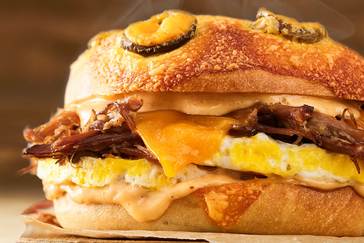 Under Construction BagelBased Sandwich Builds Flavor & The Menu