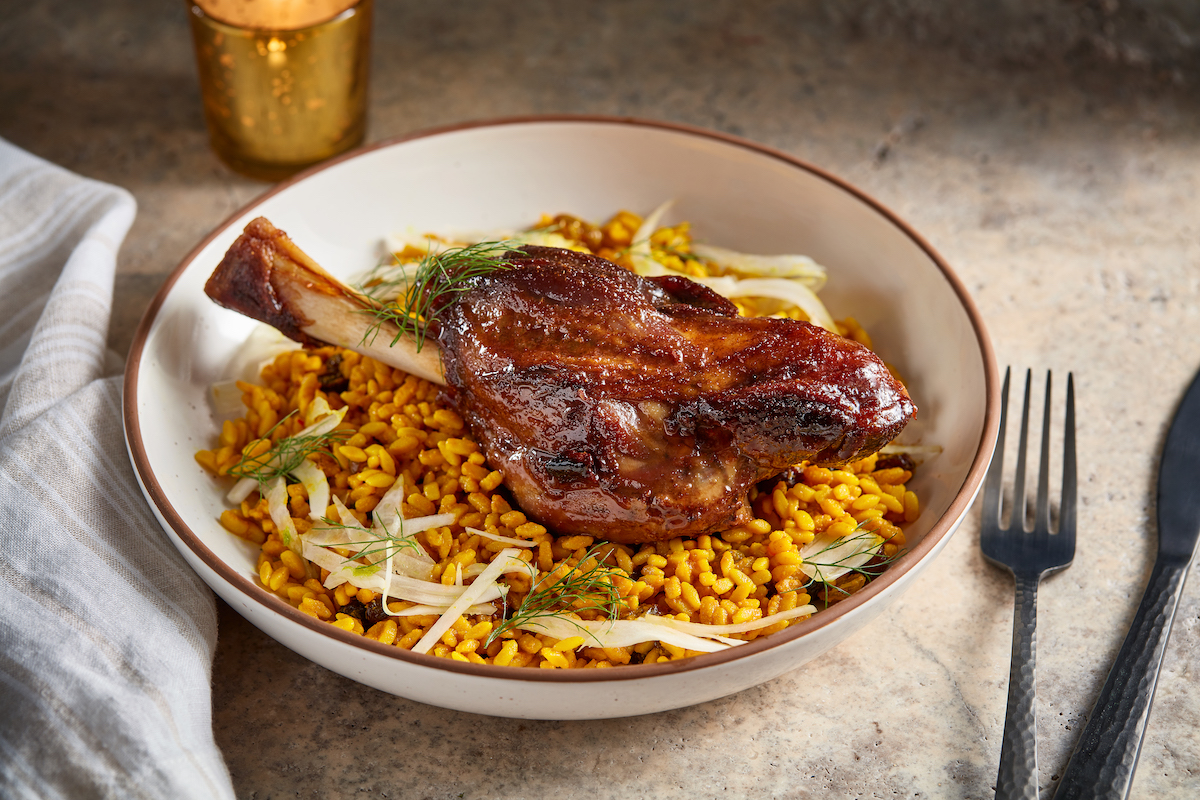 Picture for 2: Barilla® Chickpea Orzo Saffron Pilaf With Lamb