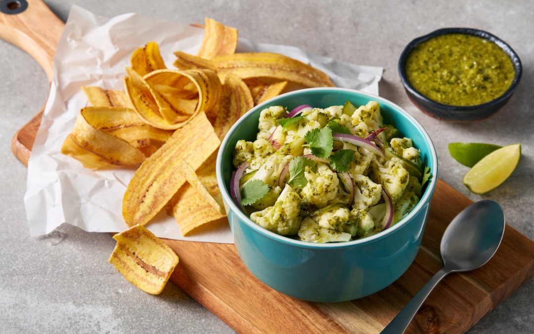 8: Vegan Cauliflower and Cucumber Aguachile Christian Hallowell, Corporate Executive Chef | Senior Director of R&D, Bloomin’ Brands