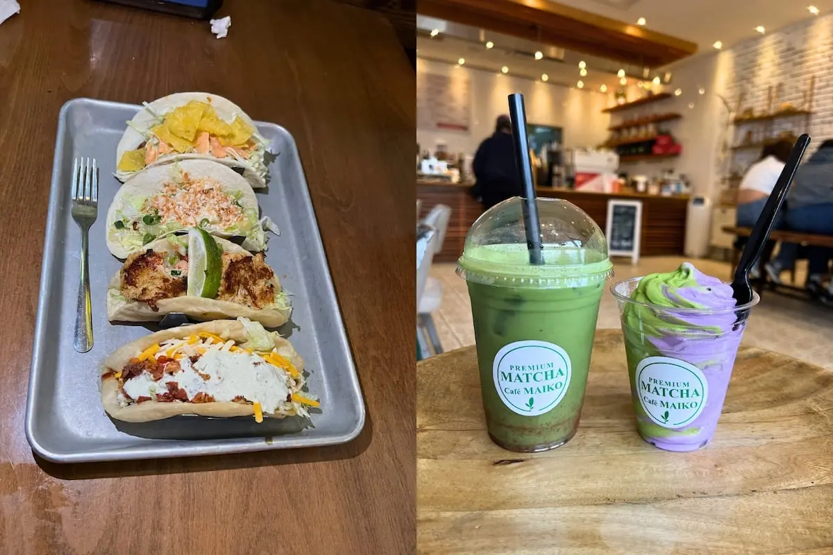 Stops 5 and 6: Tacos 4 Life and Matcha Café Maiko Stops 5 and 6: Tacos 4 Life and Matcha Café Maiko