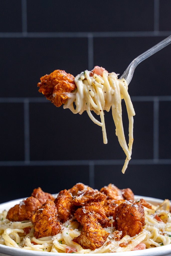 Piada offers Hot Fried Chicken as a protein topper, leveraging the Nashville hot trend while making it a sound fit for the brand.