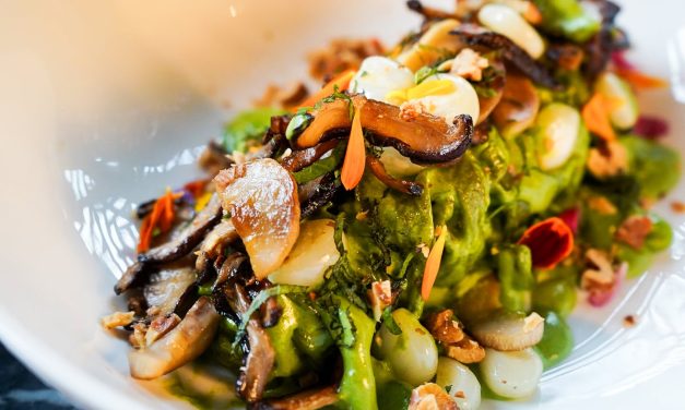 <span class="entry-title-primary">Matcha-Infused Fettuccine With Mushrooms Galore</span> <span class="entry-subtitle">Kaiyo | San Francisco</span>