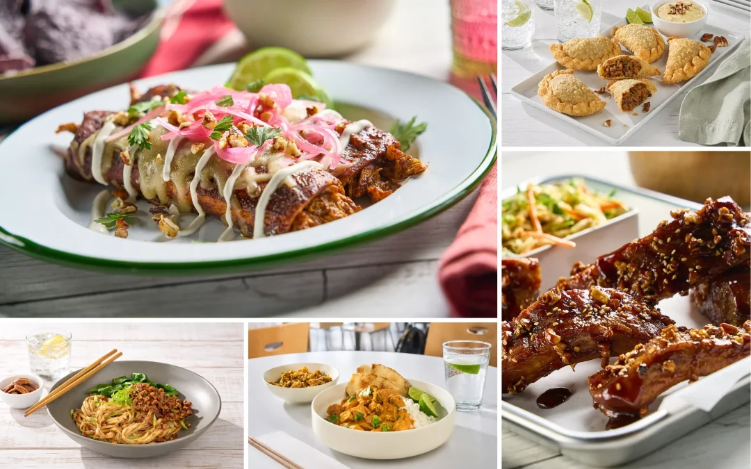 Pecans: At Home in Every Cuisine Five ways pecans create global menu wins