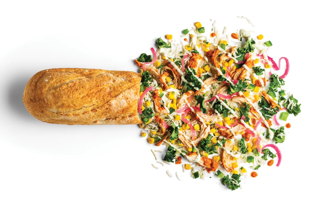 Chopped Chicken Tinga Handheld Bread Zeppelin | Based in Dallas