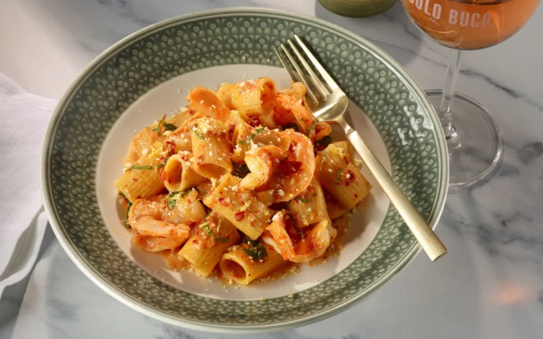 Creamy Heat, Calabrian Style Bronze-cut pasta captures every nuance of this bold, craveable sauce