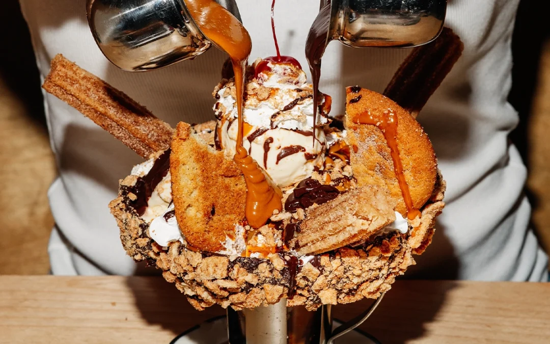The Churro Dessert Pulling Out All the Stops Black Tap Craft Burgers & Beer | Based in New York