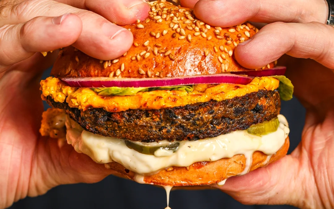 Umami-Packed Plant-Based Burger Little Saint | Healdsburg, Calif.